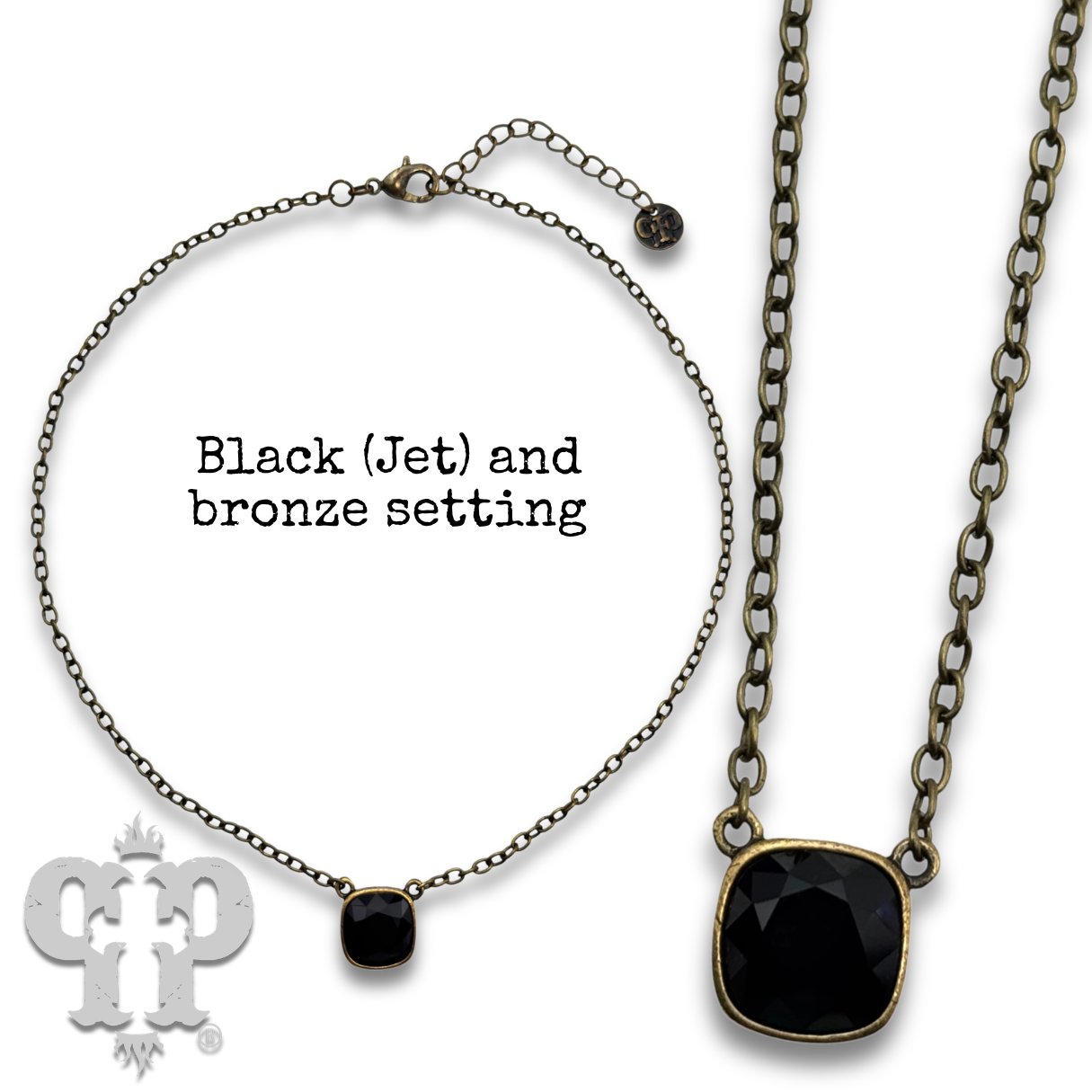 Crystal Soul Necklace — 12mm Austrian Square Crystal Chain