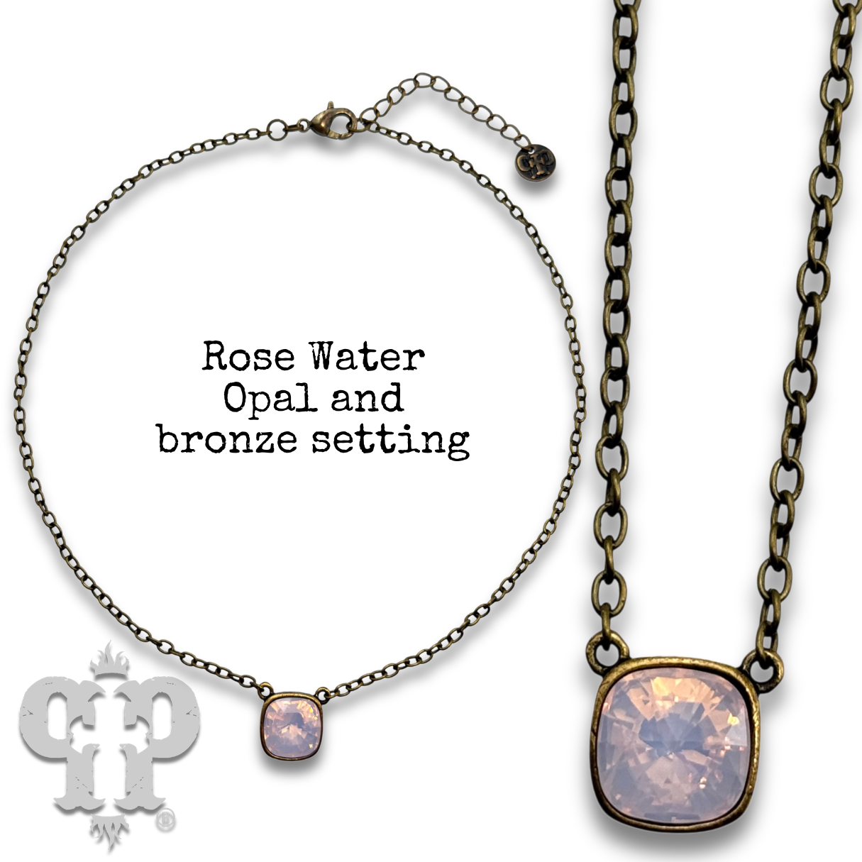 Crystal Soul Necklace — 12mm Austrian Square Crystal Chain