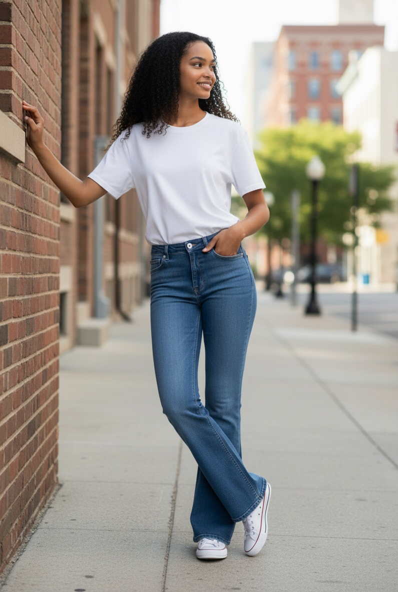 Denim Bellbottoms