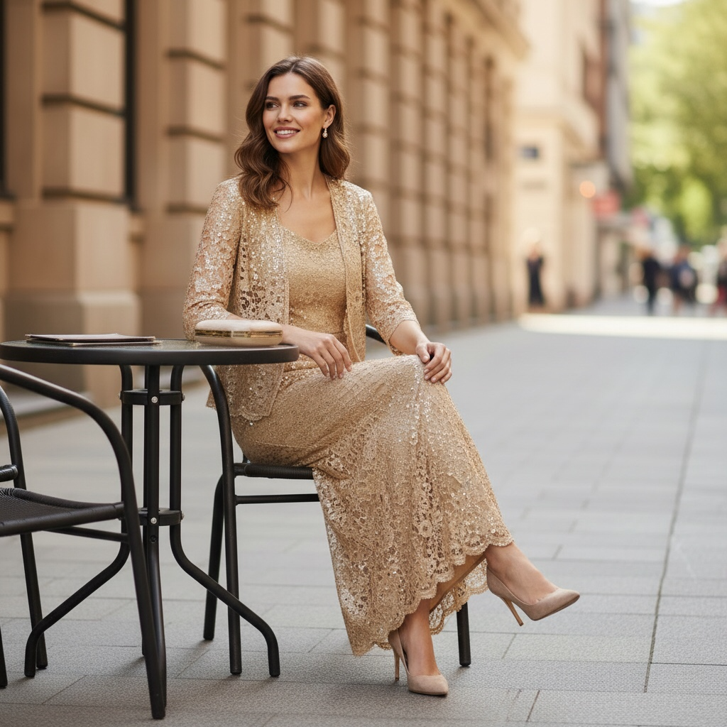 2 Piece Mother of the Bride dress