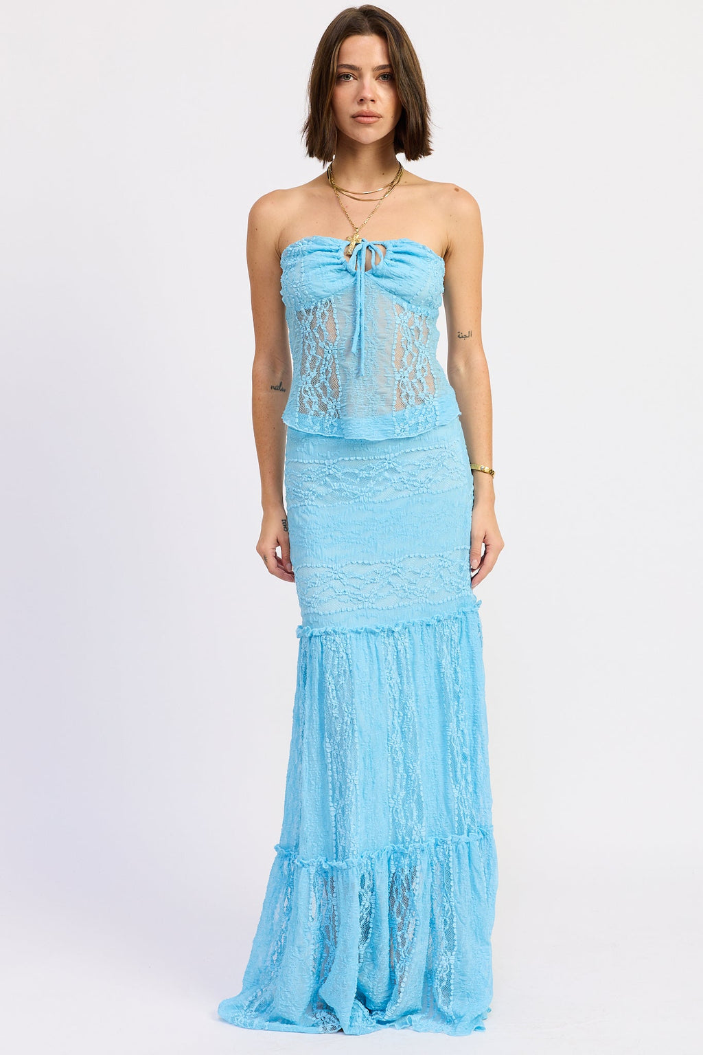 Mermaid Tiered Maxi Skirt — Flowy Boho Style