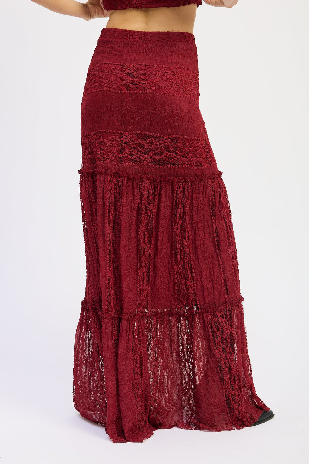 Mermaid Tiered Maxi Skirt — Flowy Boho Style