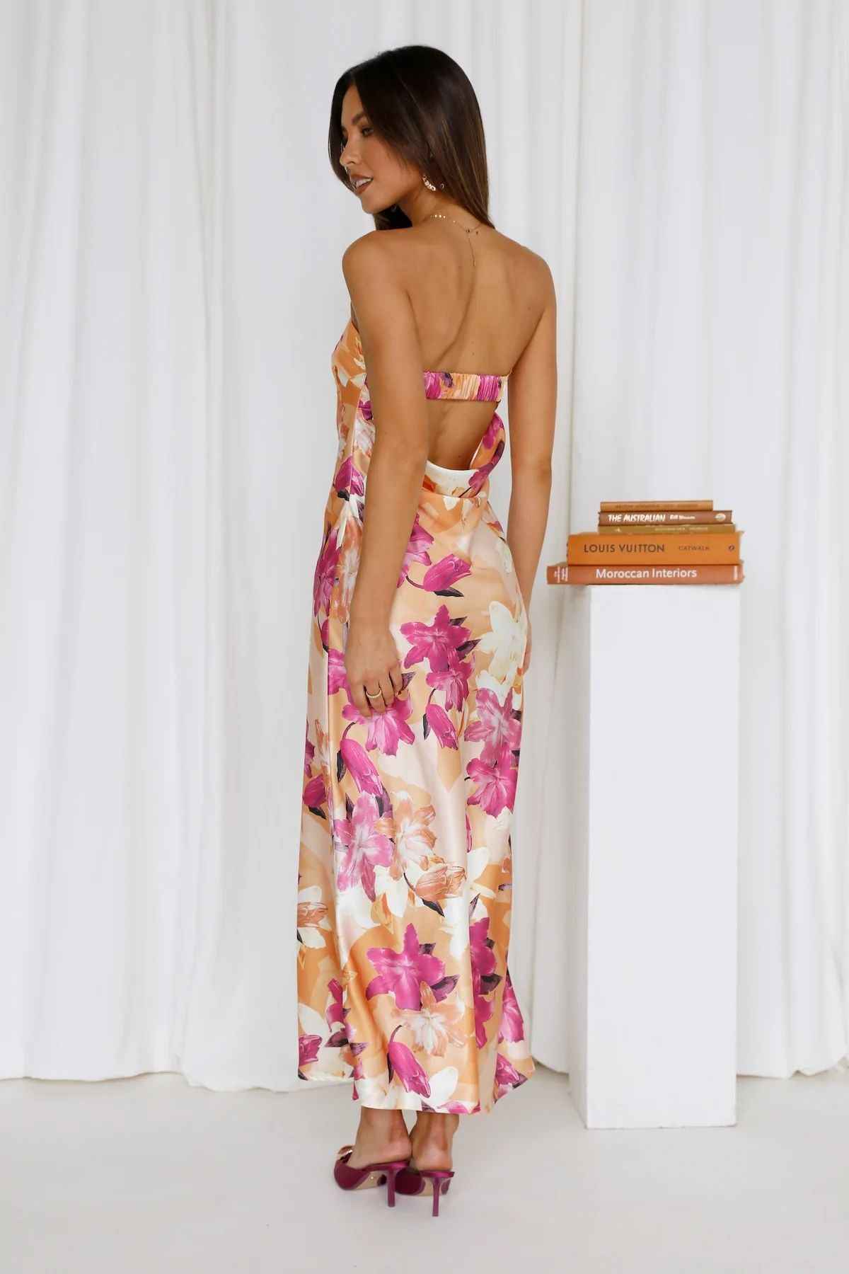 Floral Corset Maxi Dress