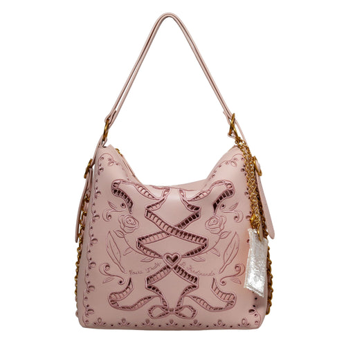 Ribbon Reverie Convertible Hobo Backpack - The paisley company