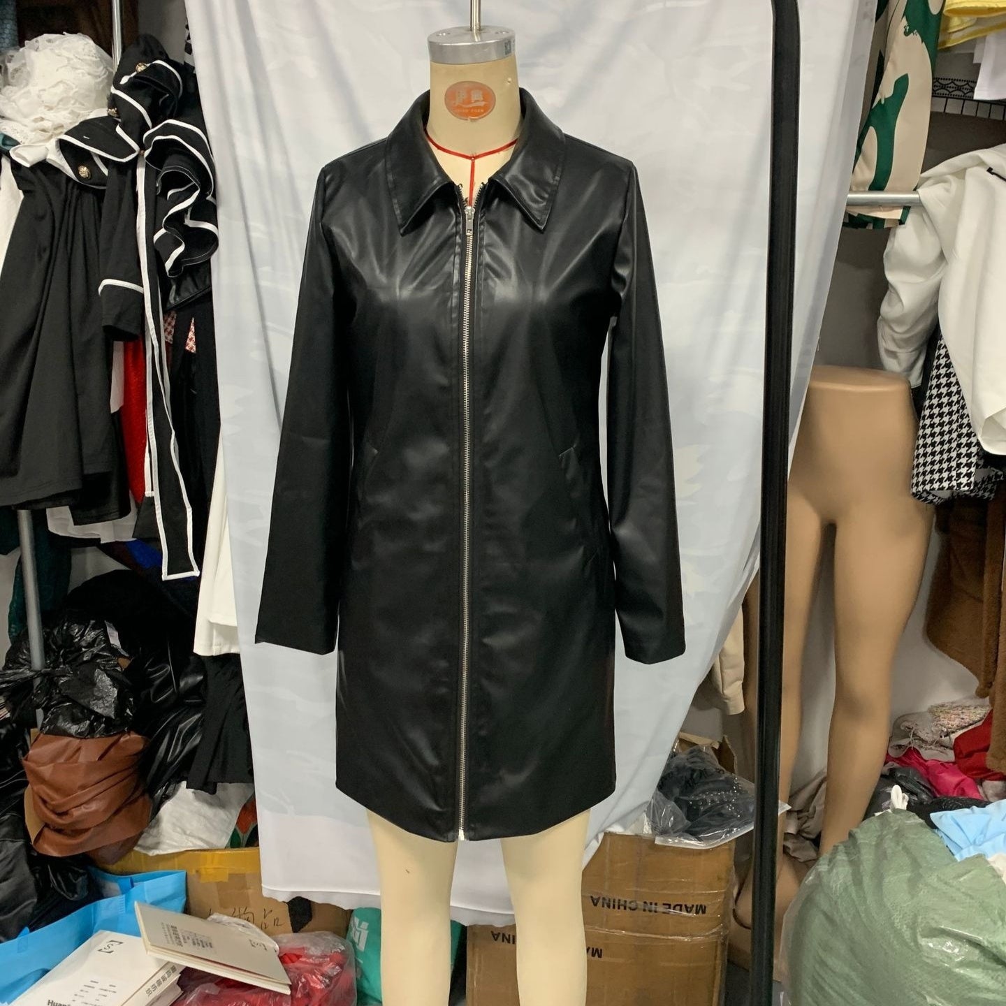 Vegan Leather Moto Jacket — Sleek Boho Edge