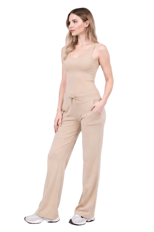 Taylor Organic Cotton Wide Leg Pocketed Pant - The paisley company